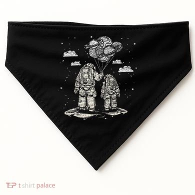 Fathers Day Space Science Astronomy Lover Dad Son Astronaut USA-Made Doggie Bandana
