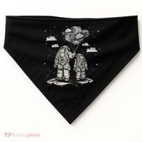 Fathers Day Space Science Astronomy Lover Dad Son Astronaut USA-Made Doggie Bandana thumb 0