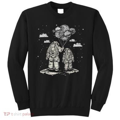 Fathers Day Space Science Astronomy Lover Dad Son Astronaut Sweatshirt