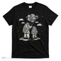 Fathers Day Space Science Astronomy Lover Dad Son Astronaut T-Shirt thumb 0