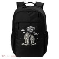 Fathers Day Space Science Astronomy Lover Dad Son Astronaut Backpack thumb 0