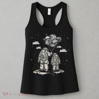 Fathers Day Space Science Astronomy Lover Dad Son Astronaut Women's Tank Top thumb 3