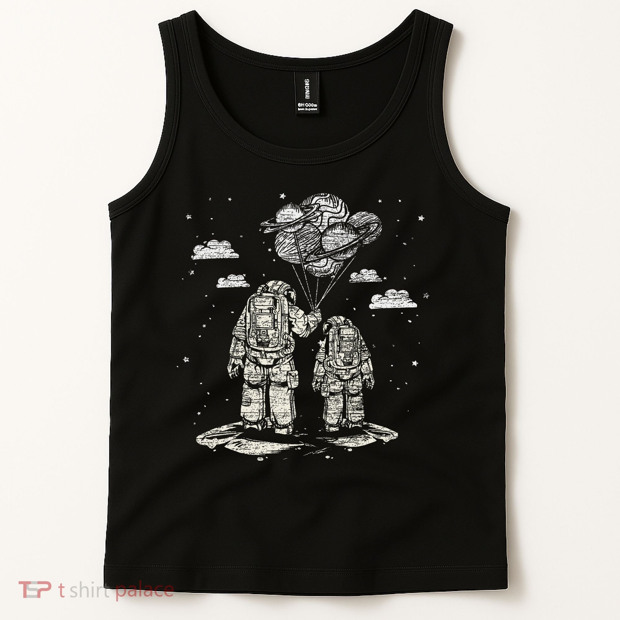 Fathers Day Space Science Astronomy Lover Dad Son Astronaut Tank Top