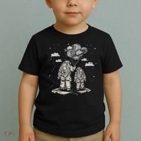 Fathers Day Space Science Astronomy Lover Dad Son Astronaut Toddler T-Shirt thumb 2