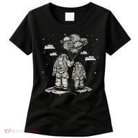 Fathers Day Space Science Astronomy Lover Dad Son Astronaut Women's T-Shirt thumb 0
