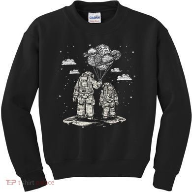 Fathers Day Space Science Astronomy Lover Dad Son Astronaut Kids Sweatshirt
