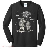 Fathers Day Space Science Astronomy Lover Dad Son Astronaut Kids Long Sleeve Shirt thumb 0