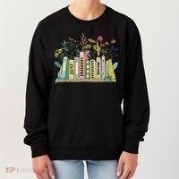 Freedom Democracy  Truth 8647 Retro Book Flower Gift Women's Sweatshirt thumb 0