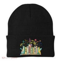 Freedom Democracy  Truth 8647 Retro Book Flower Gift Beanie thumb 0