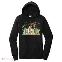 Freedom Democracy  Truth 8647 Retro Book Flower Gift Women's Hoodie thumb 0
