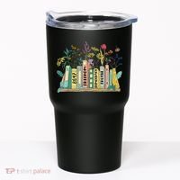 Freedom Democracy  Truth 8647 Retro Book Flower Gift Tumbler thumb 0
