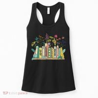 Freedom Democracy  Truth 8647 Retro Book Flower Gift Women's Tank Top thumb 0