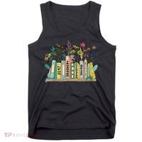 Freedom Democracy  Truth 8647 Retro Book Flower Gift Tank Top thumb 0