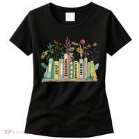 Freedom Democracy  Truth 8647 Retro Book Flower Gift Women's T-Shirt thumb 0
