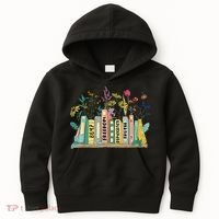Freedom Democracy  Truth 8647 Retro Book Flower Gift Kids Hoodie thumb 0