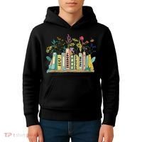 Freedom Democracy  Truth 8647 Retro Book Flower Gift Kids Hoodie thumb 4