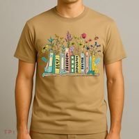 Freedom Democracy  Truth 8647 Retro Book Flower Gift T-Shirt thumb 3