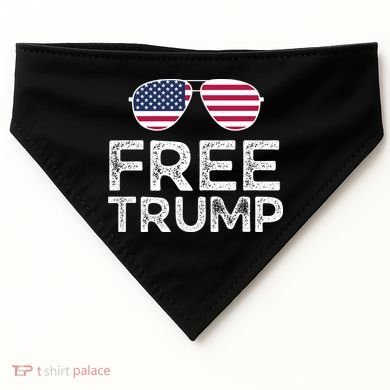 Free Donald Trump Republican Support USA-Made Doggie Bandana