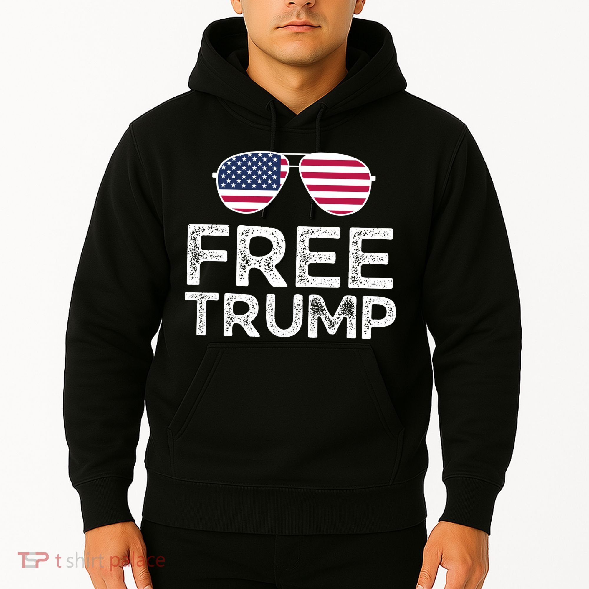 Free Donald Trump Republican Support Hoodie