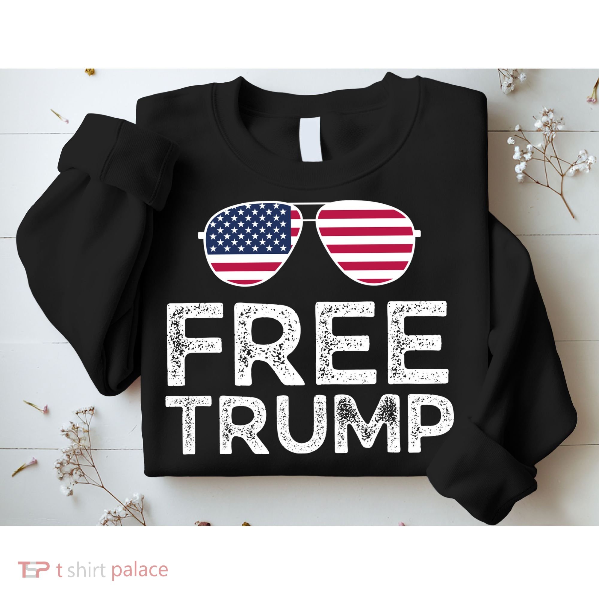 Free Donald Trump Republican Support Sweatshirt