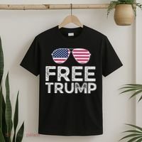 Free Donald Trump Republican Support T-Shirt thumb 2