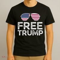 Free Donald Trump Republican Support T-Shirt thumb 3