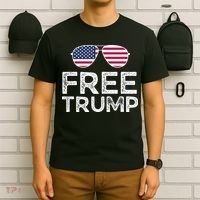 Free Donald Trump Republican Support T-Shirt thumb 6