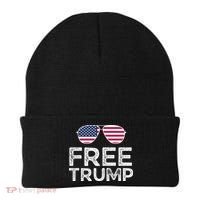 Free Donald Trump Republican Support Beanie thumb 0