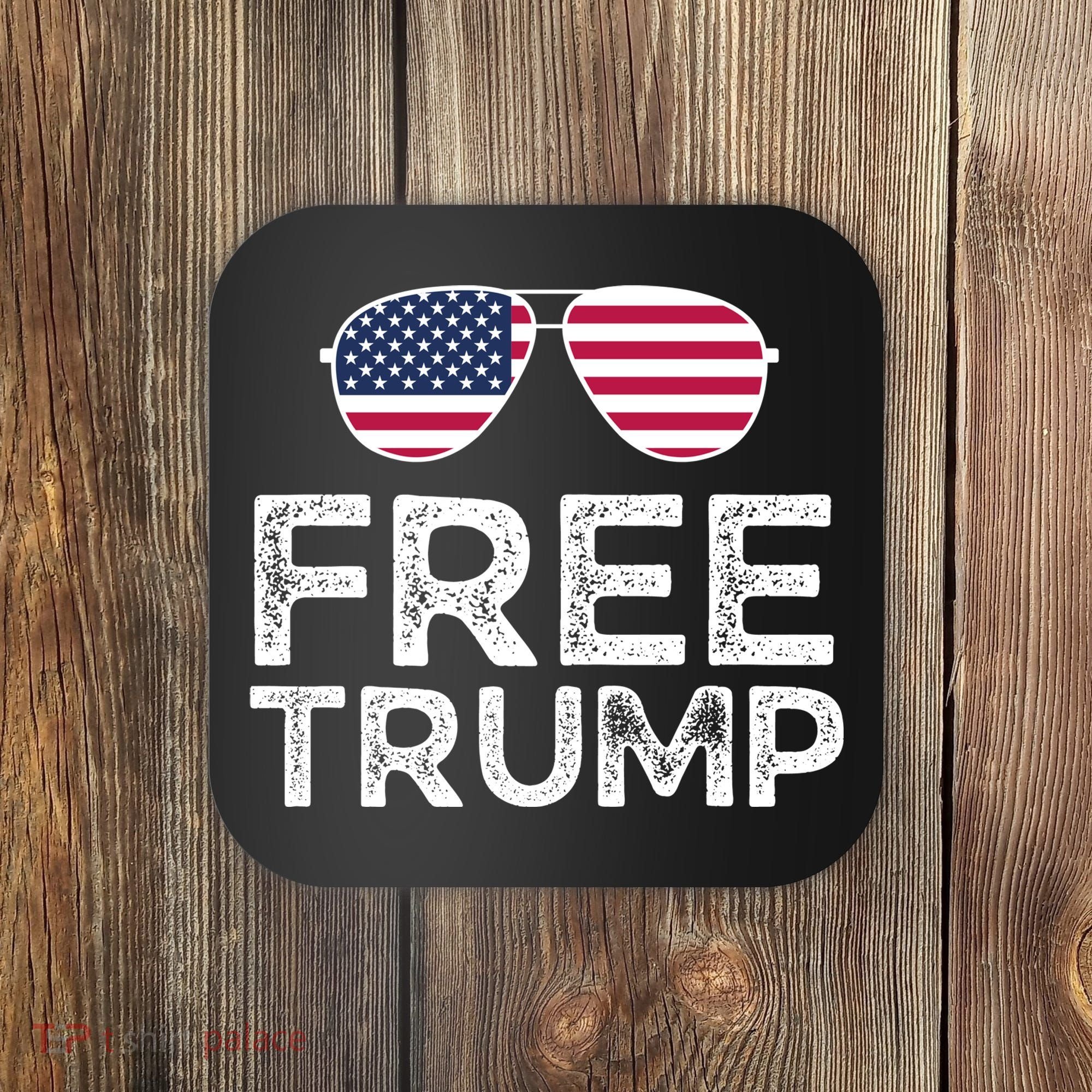 Free Donald Trump Republican Support Coaster