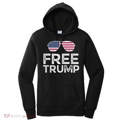Free Donald Trump Republican Support Women's Hoodie