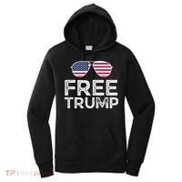 Free Donald Trump Republican Support Women's Hoodie thumb 0