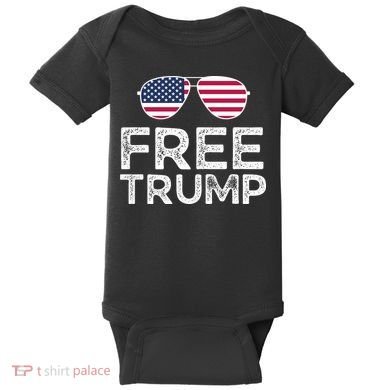 Free Donald Trump Republican Support Baby Bodysuit