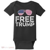 Free Donald Trump Republican Support Baby Bodysuit thumb 0