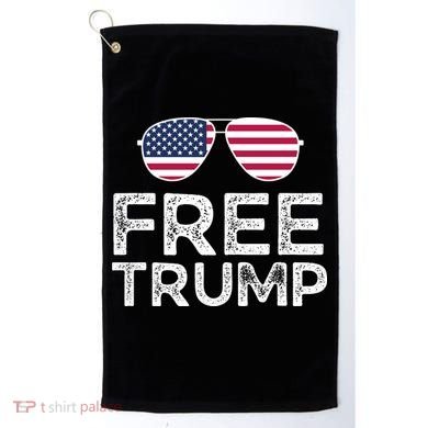 Free Donald Trump Republican Support Golf Towel