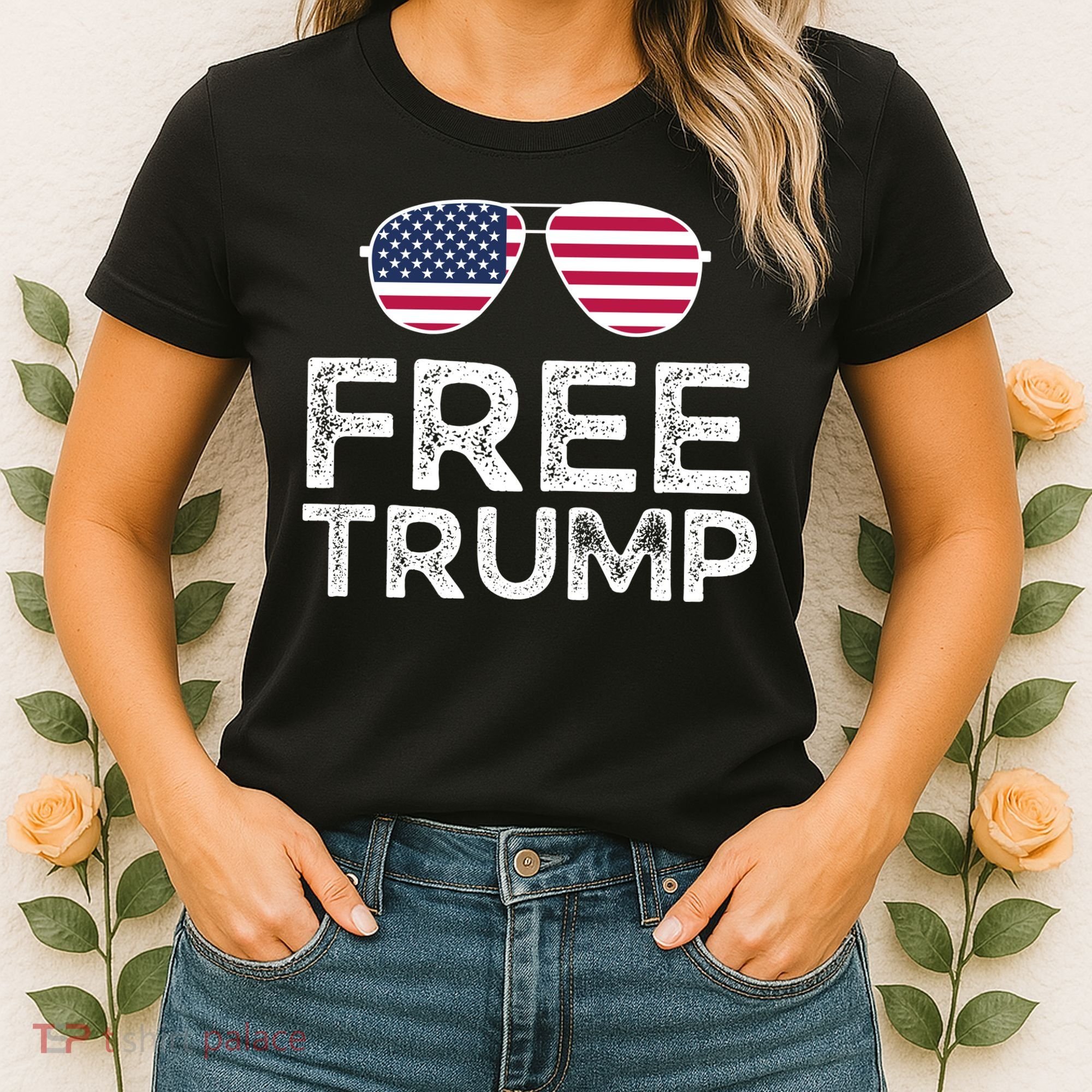 Free Donald Trump Republican Support Women's T-Shirt