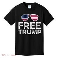 Free Donald Trump Republican Support Kids T-Shirt thumb 0