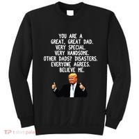Funny Donald Trump Fathers Day Gag Gift Conservative Dad Sweatshirt thumb 0