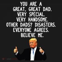 Funny Donald Trump Fathers Day Gag Gift Conservative Dad Mousepad thumb 1