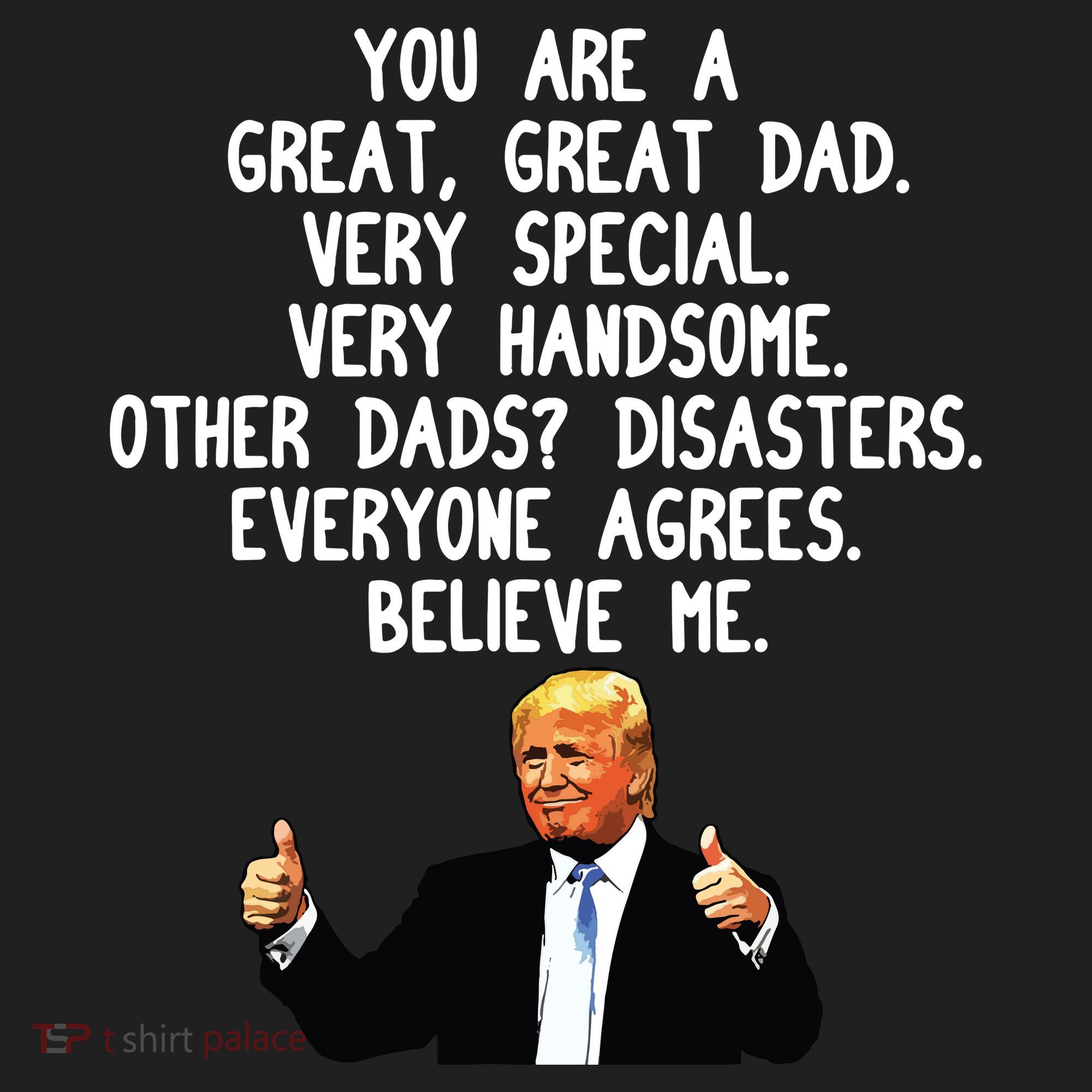 Funny Donald Trump Fathers Day Gag Gift Conservative Dad Golf Towel