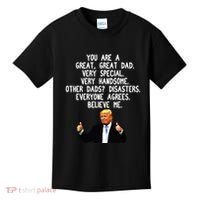 Funny Donald Trump Fathers Day Gag Gift Conservative Dad Kids T-Shirt thumb 0