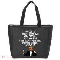 Funny Donald Trump Fathers Day Gag Gift Conservative Dad Tote Bag thumb 0