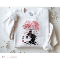 Fantasy Deer Tree Japanese Style Art Picture Painting Sweatshirt thumb 2