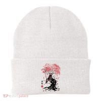Fantasy Deer Tree Japanese Style Art Picture Painting Beanie thumb 0