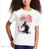 Fantasy Deer Tree Japanese Style Art Picture Painting Kids T-Shirt thumb 2