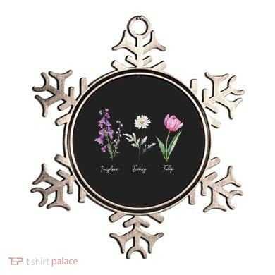 Foxglove Daisy Tulip Floral  Ornament