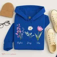 Foxglove Daisy Tulip Floral  Hoodie thumb 4
