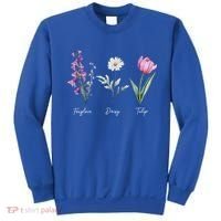 Foxglove Daisy Tulip Floral  Sweatshirt thumb 0