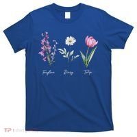 Foxglove Daisy Tulip Floral  T-Shirt thumb 0