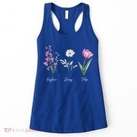 Foxglove Daisy Tulip Floral  Women's Tank Top thumb 0