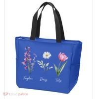 Foxglove Daisy Tulip Floral  Tote Bag thumb 3